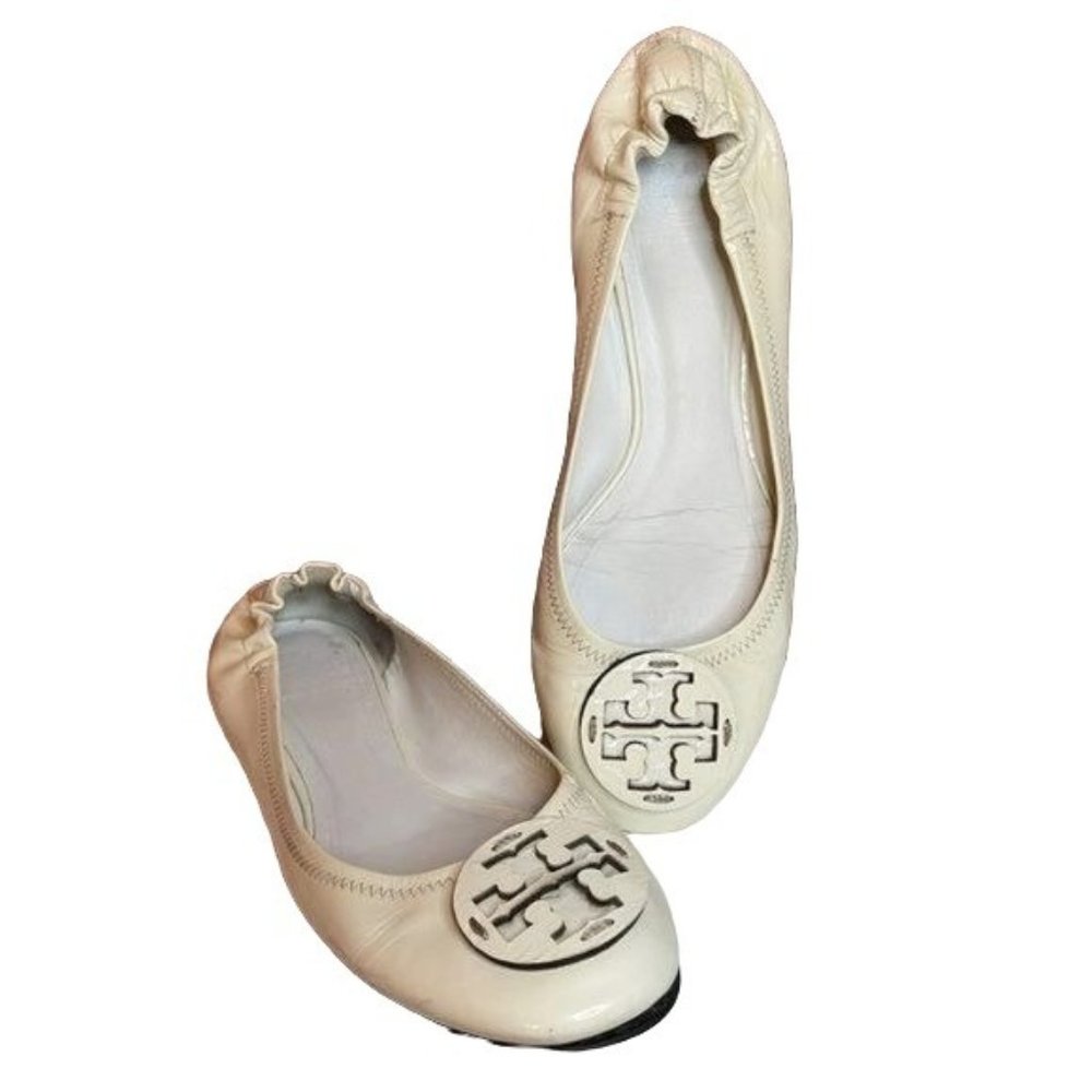 Tory Burch Cream Flats